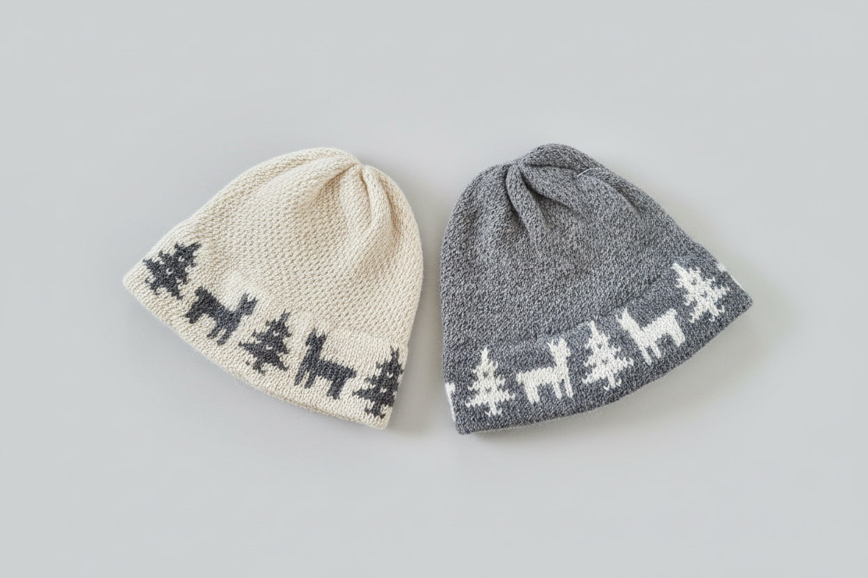 Kids Aztec Forest Beanie